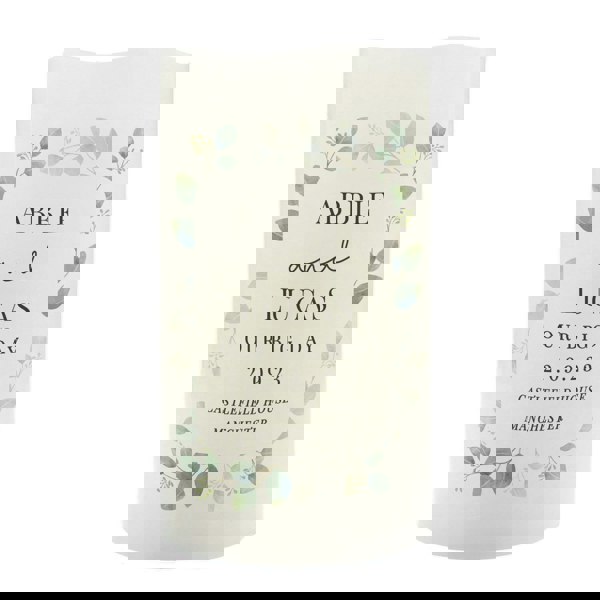 Personalised Memento Company Personalised Botanical LED Candle