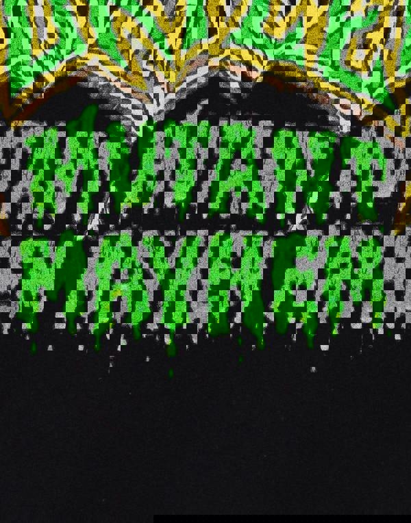 Teenage Mutant Ninja Turtles Mens Black Mutant Mayhem Logo Hoodie