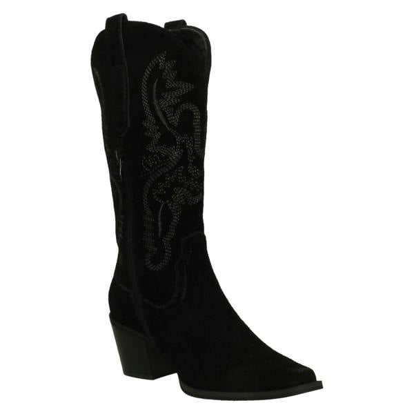 Spot On Ladies Spot On Cuban Heel Cowboy Boots  F51249