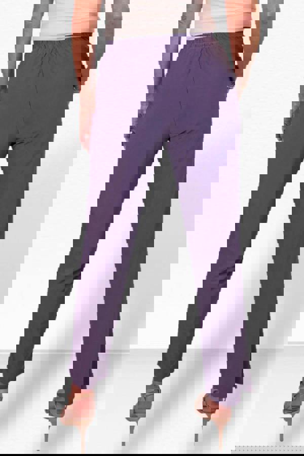 Paulo Due Women's Drawstring Elastic Waist Relaxed Fit Trousers