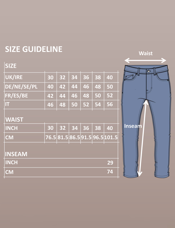 ENORSIA Mens Black Skinny Fit Distressed Denim Jeans