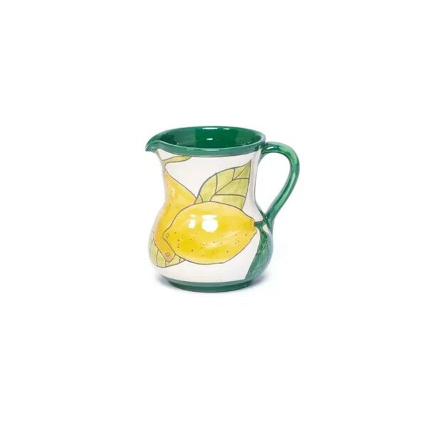 Verano Spanish Ceramics Signature - Lemons - Large Jug - 12cm H 0.5L