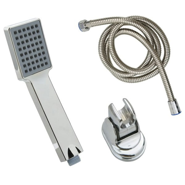 Berkfield Handheld Shower Head with 1.5 m Hose Chrome