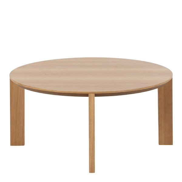 Furniture To Go Maxime Round Coffee Table in Matt Oak