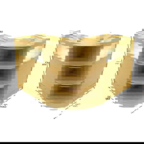 Monstershop Theseus LED Shop Counter Set LM60 & 2 x B900 - Maple