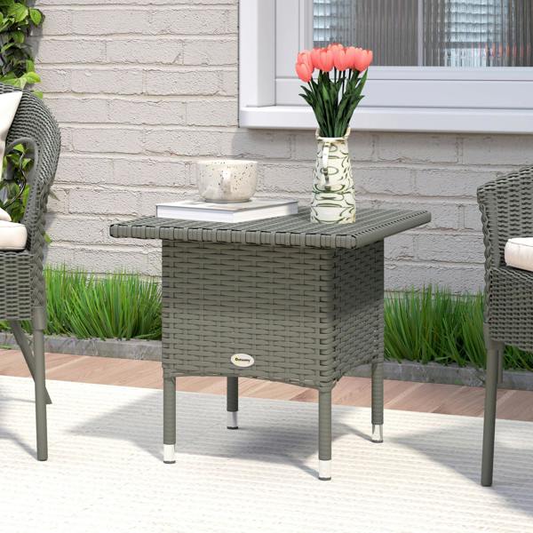 Rattan Side Table