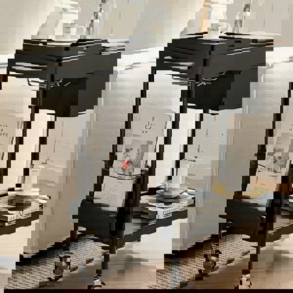 Orion With Magazine Rack Side Table-Weilai Concept-Weilai Concept