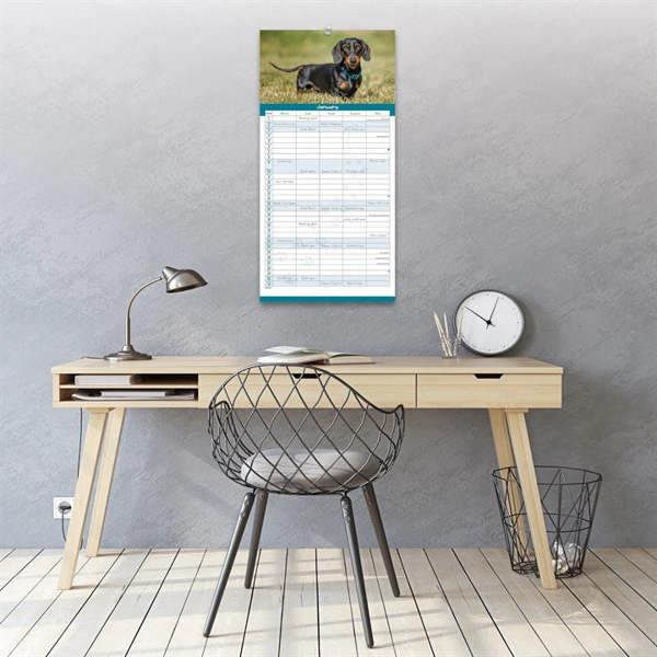 Dachshund Family Organiser 2027, Family Planners, Month To View, Dogs, Gift