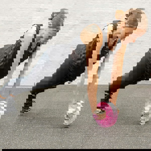 Phoenix Fitness Abdominal Exercise Ab Roller - Pink