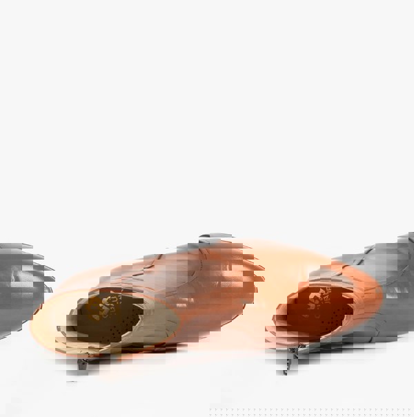 Club Cubano EMMANUEL Mens Leather Cuban Heel Boots Cognac