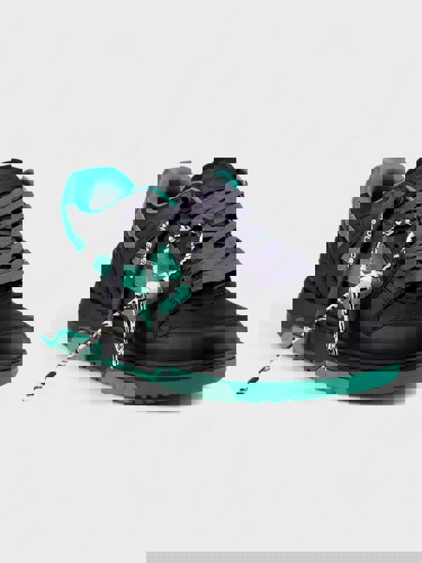 Off-White Out Of Office Leather Sneaker Black/ Green - Supplied LuxuryOff-White