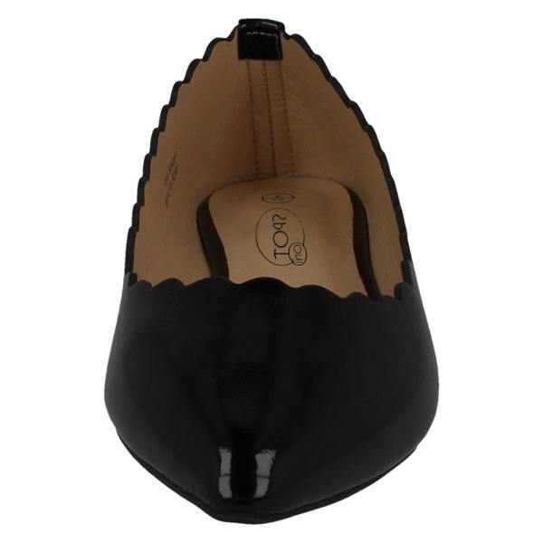 Spot On Ladies Spot On Flat Pointed Toe Ballerinas F80458