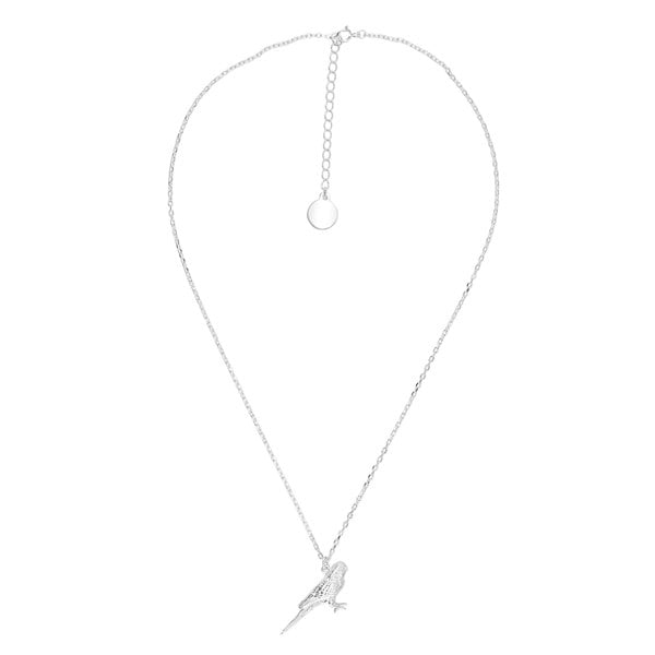 Mylee London Budgie Silver Necklace - Personalised