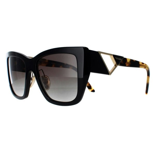 Prada Sunglasses PR21YS 1AB0A7 Black and Tortoise Grey Gradient