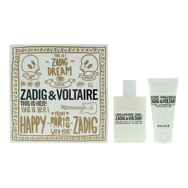 Zadig & Voltaire This Is Her! 2 Piece Gift Set: Eau de Parfum 50ml - Body Lotion