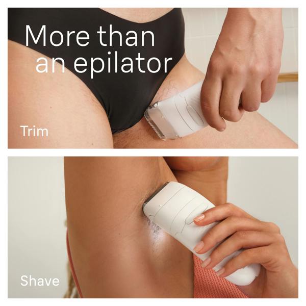 Braun Silk-épil 7,  Epilator For Easy Hair Removal, Lasting Smooth Skin, 7-030, White/Flamingo