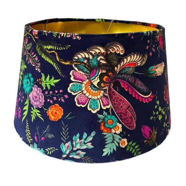 Lampshades By Hannah Tapered Drum Large Velvet Wonderland Lampshade