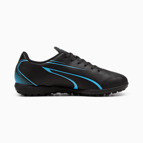 Puma Boys Vitoria TT Football Boots - Black/Luminous Blue