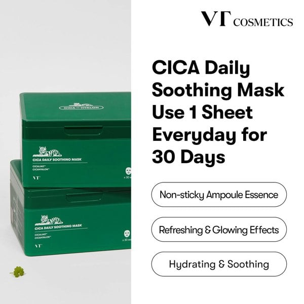 VTCICA Daily Soothing Mask (30 Sheets) 350g