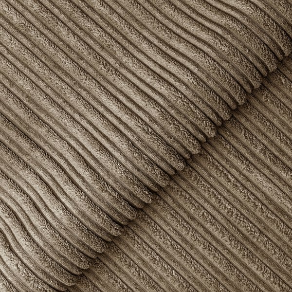 Furnishings For Less Delta Full Jumbo Cord 5 Seater Corner Sofa