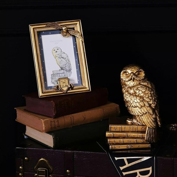T. H. Baker Harry Potter Alumni Gold Hedwig 4x6 Inch Photo Frame WB221