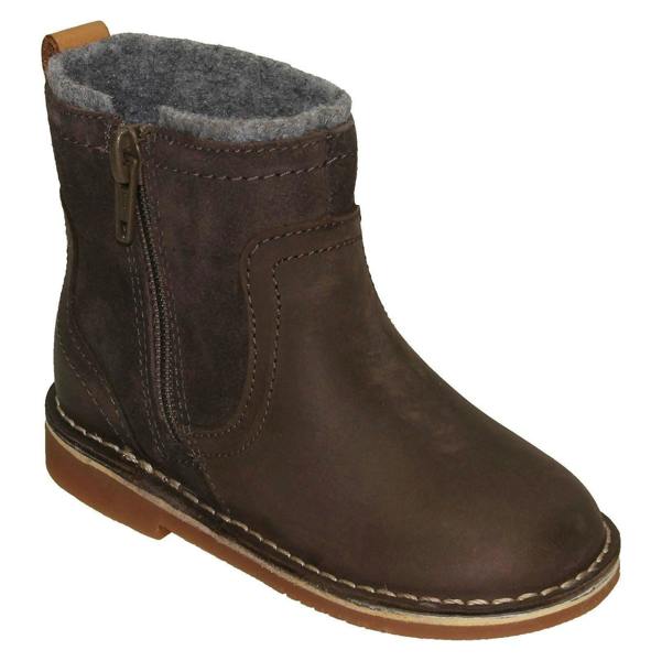 Clarks Girls Clarks Zip Up Ankle Boots Comet Frost