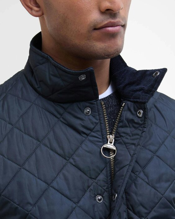 Barbour Chelsea Sports Quilt Jacket - Navy Blue