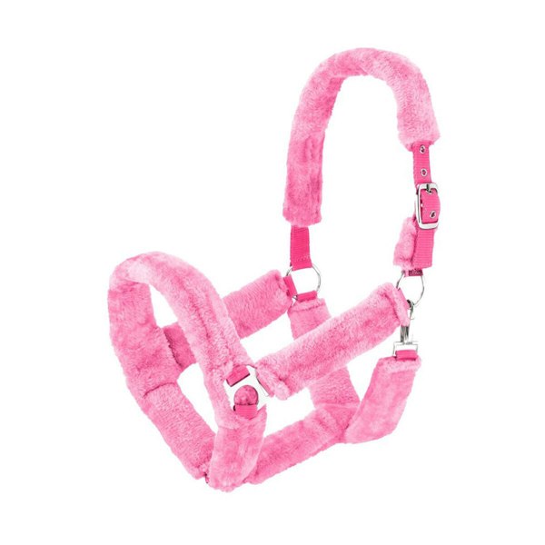 Hy Fab Fleece Horse Headcollar - Pink