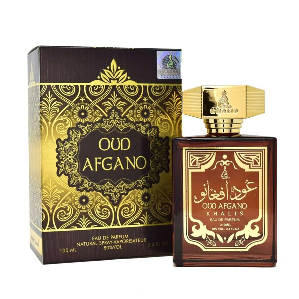 Oud Afgano 100ml Eau De Parfum Khalis bottle and box
