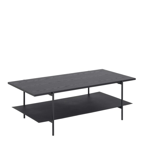 Wyld Haus Cambridge Black Coffee Table Bottom Shelf