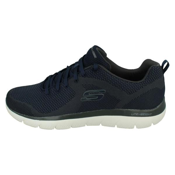Skechers Mens Skechers Lace Up Casual Trainers Brisbane 232057