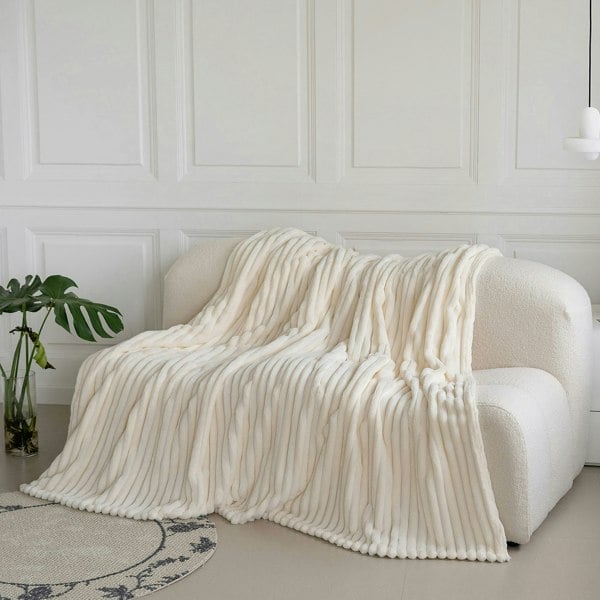 Velosso Chunky Cord Super Soft Plush Heavy Blanket - 200cm x 240cm