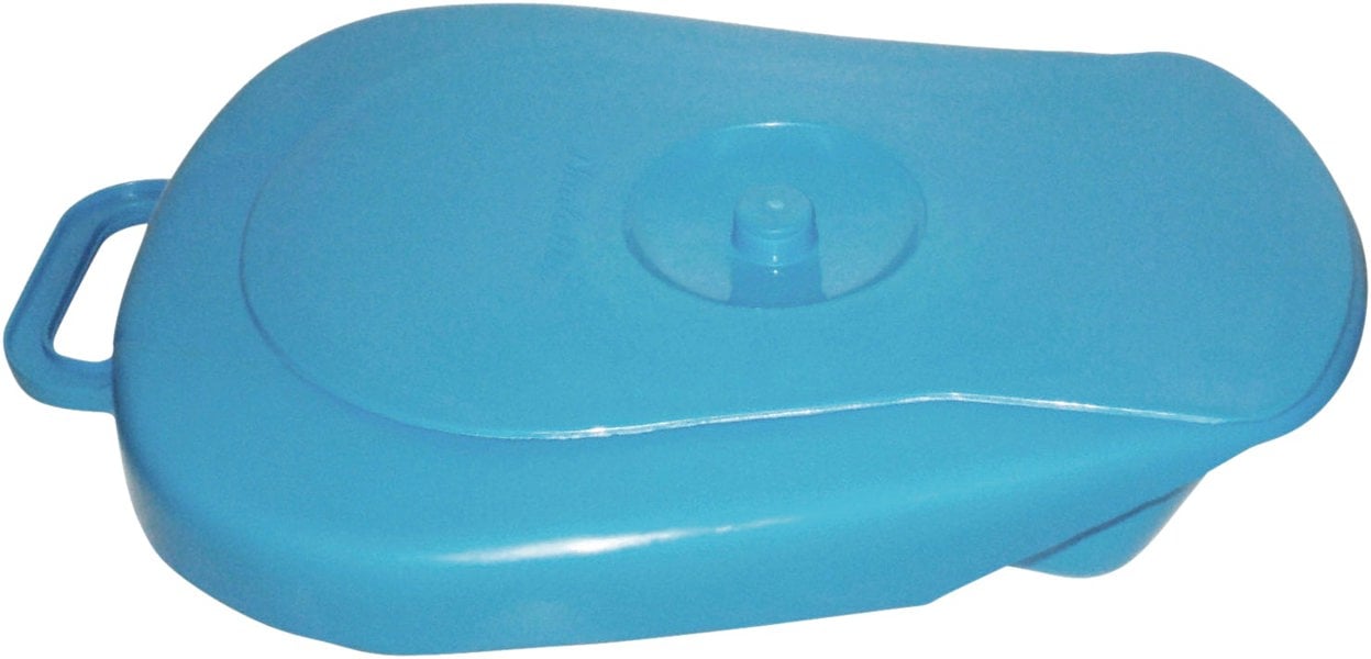 Aidapt Plastic Bedpan With Lid