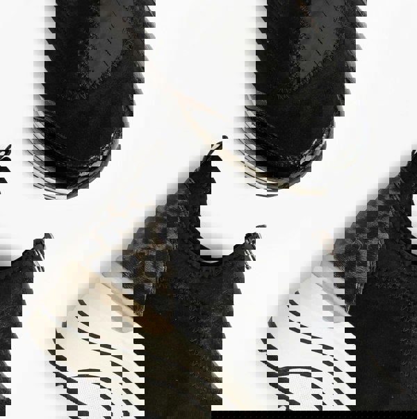 Remonte D0T08-02 Womens Front Zip Wedge Trainer - Black