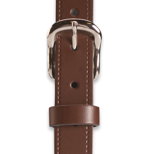 Hawkdale UK Made Mens Leather Belt 1" Thin