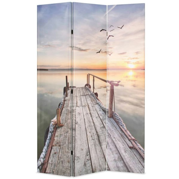 Berkfield Folding Room Divider 120x170 cm Lake