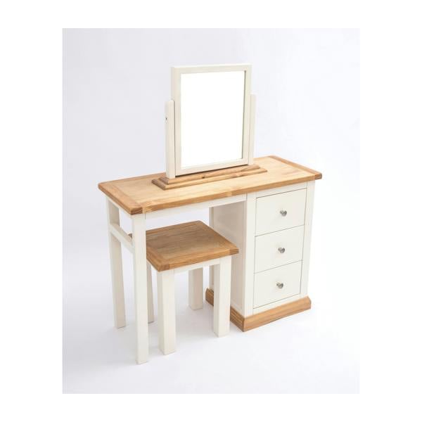 Cabinet Bits Trevi 3 Drawer Dressing Table Set Chrome Knob
