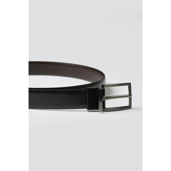 Limehaus Smooth Reversible Black Belt