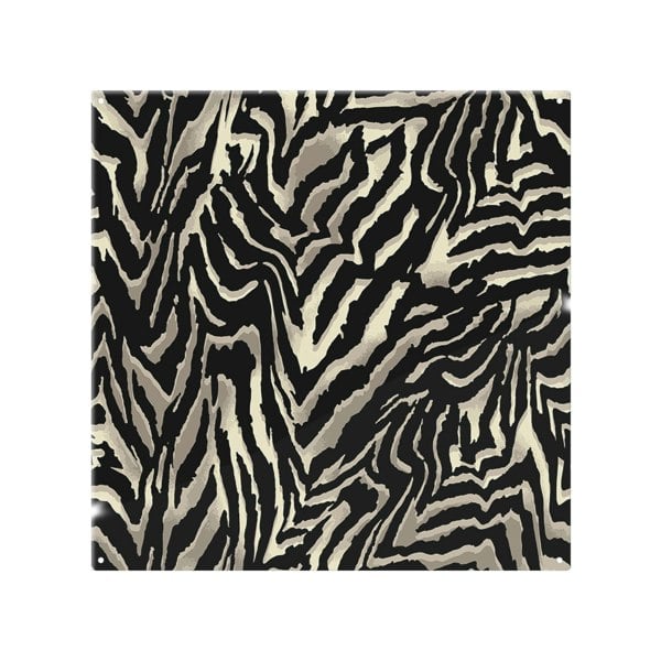 Benjamin Tate Design Gold Zebra Print Splash Back