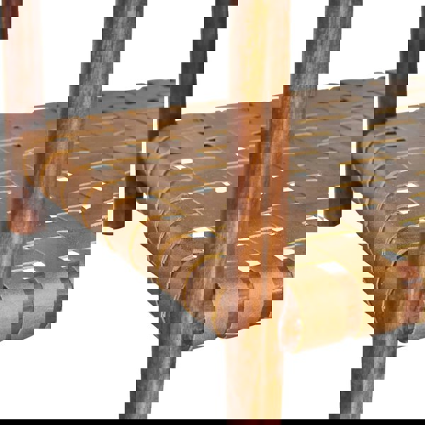 Artisan Furniture Solid Wood Regency Woven Console Table with 4 drawers