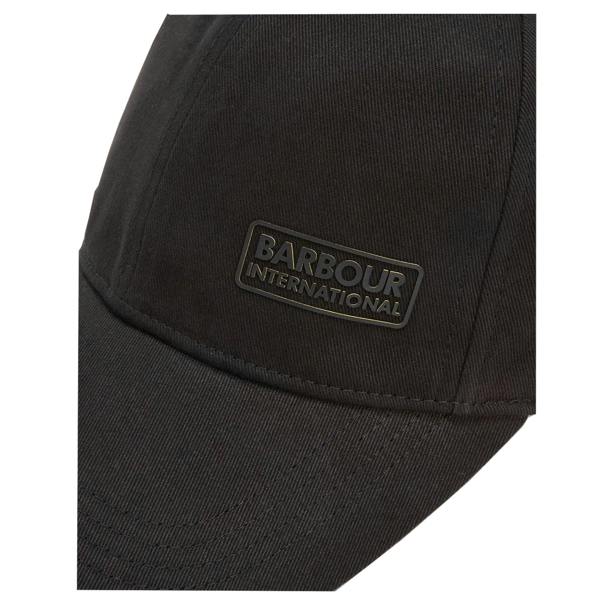 Barbour International Norton Drill Baseball Cap Black/Shadow