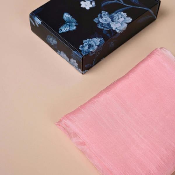 Blush Pink Silk Scarf – Hand-Dyed Mulberry Silk, Bridesmaid & Mother of the Bride Wrap