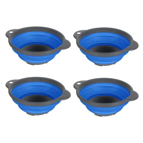 Regatta Folding Bowl (Set Of 4) - Oxford Blue