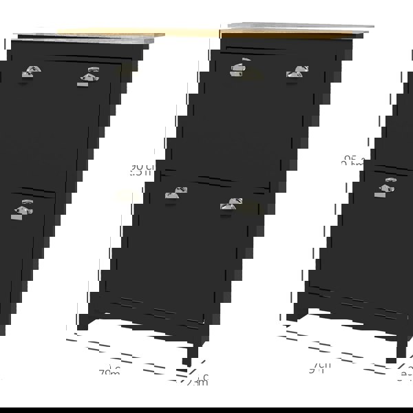 Flip-down Shoe Cabinet