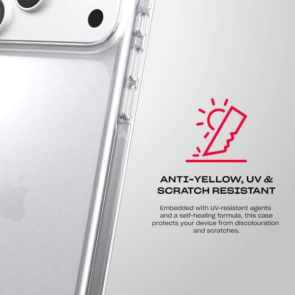 Tech21 Evo Clear Case for iPhone 17/18 Pro Max 6.9" Clear - T21-11713