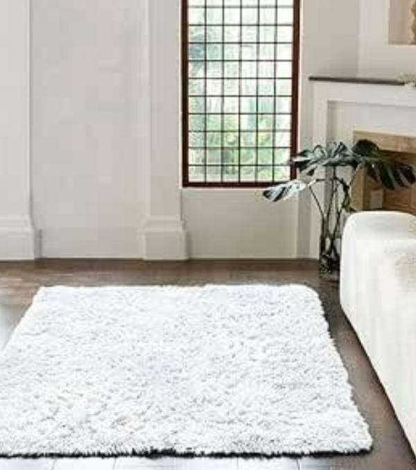 Night Zone Cuddle Fluffy Shaggy Rug – Soft Long Pile Non-Slip Rug for Bedroom & Living Room