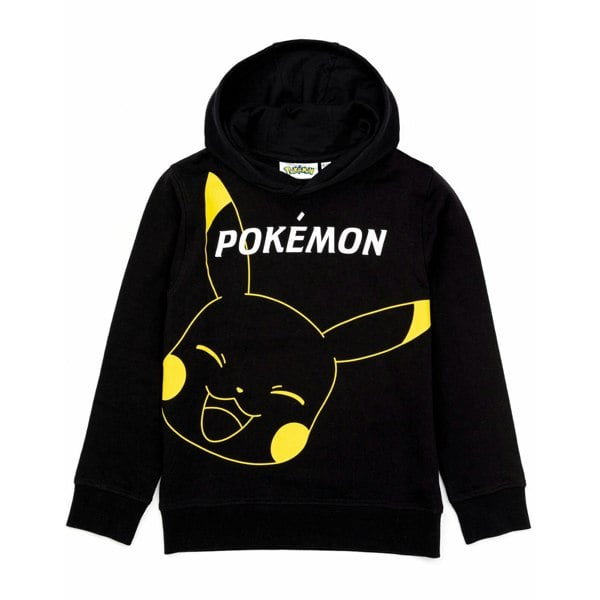 Pokemon Childrens/Kids Pikachu Hoodie - Black