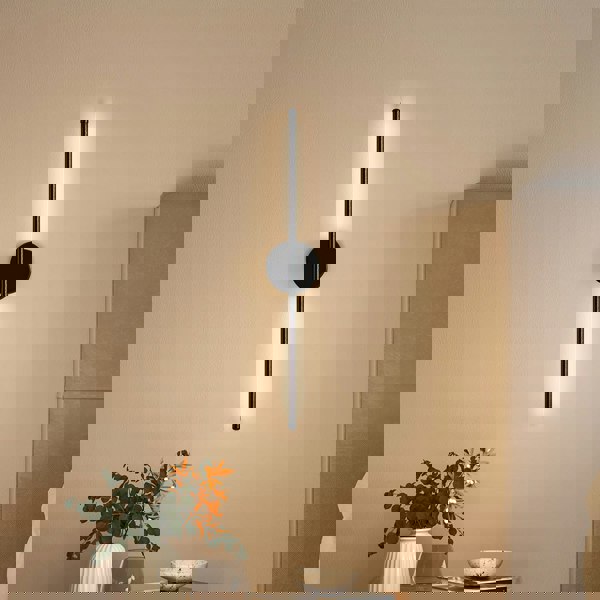 Minimalistic Linear LED Wall Sconce for Living Room Bedroom Wall Lamps Living and Home Warm