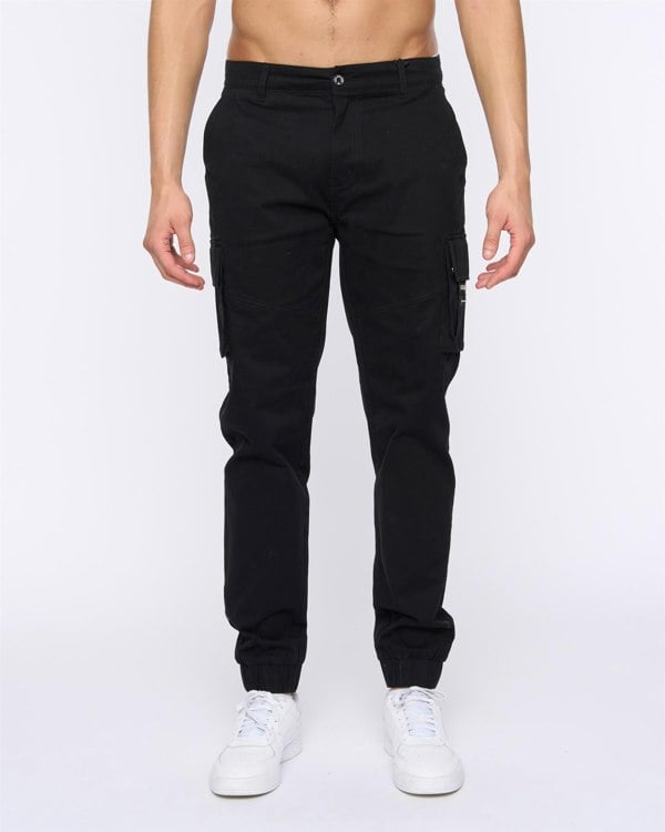 Duck and Cover Chemmer Woven Jog Pants - Black