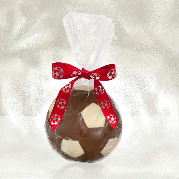 1kg Red Ribbon Milk Chocolate Football